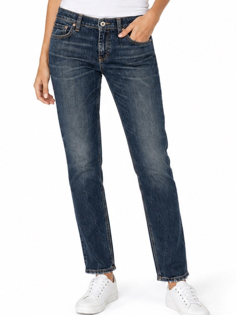 Rag & Bone Dre Jeans Sz 25 Low Rise Slim Boyfriend Stretch Dark Wash Denim